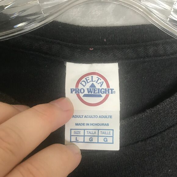 Ford Shirt Adult Large Black Bleached Crew Neck Short Sleeve Garage Cotton Dad - Picture 3 of 10